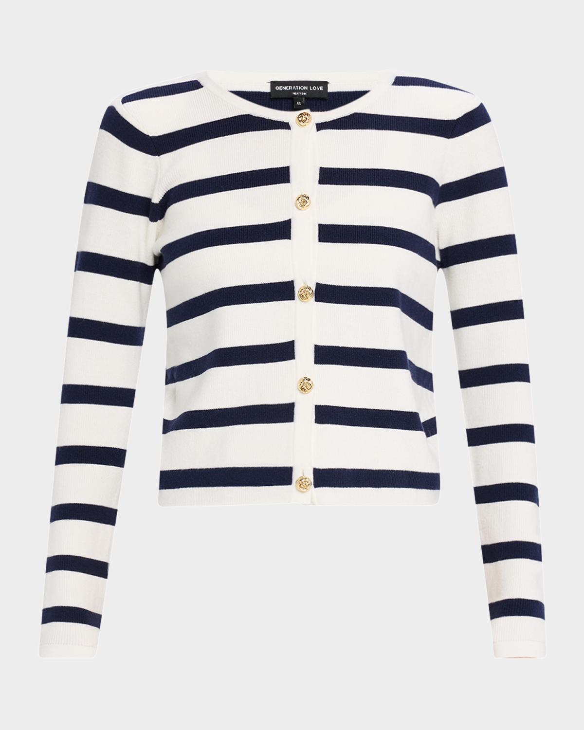 Generation Love Logan Stripe Cardigan