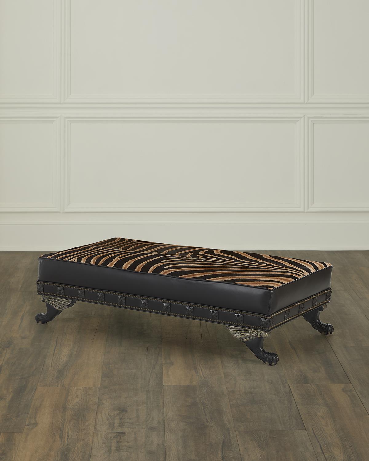 Zara Hair on Hide Ottoman