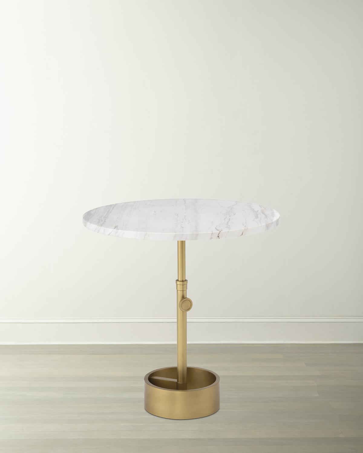 Myles Large Marble Accent Table