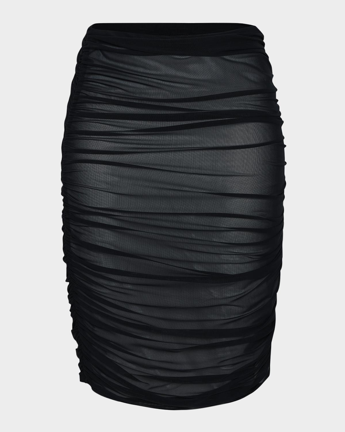 Sunshine 79 Maximal Mesh Convertible Midi Skirt