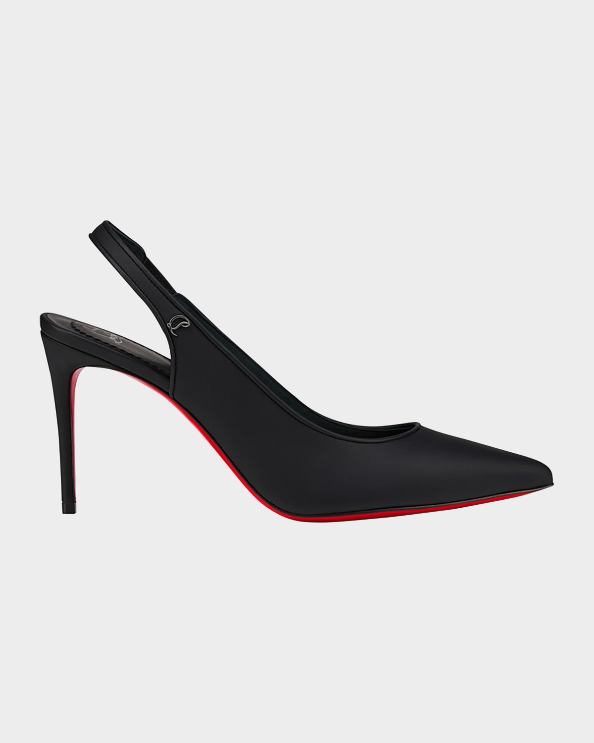 Christian Louboutin 85mm Sporty Kate Leather Slingback Pumps
