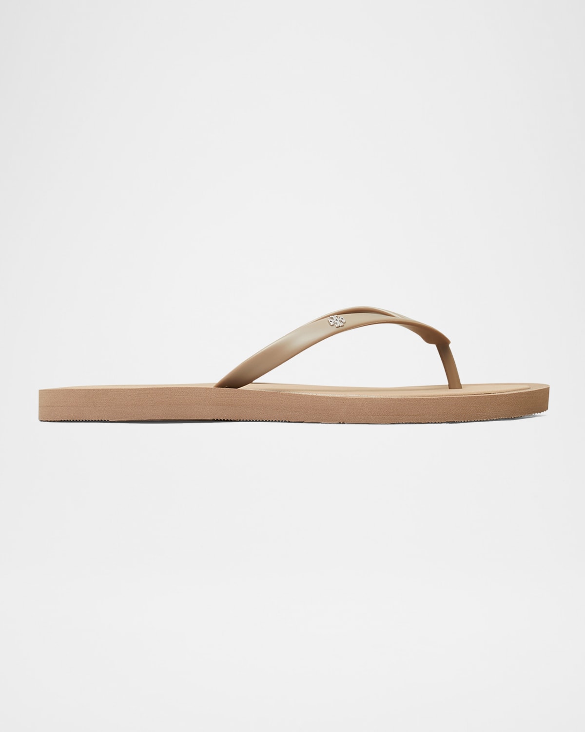 Tory Burch Kira Padded Flip-flops In Gray