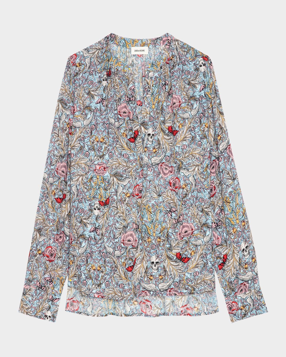 Zadig & Voltaire Tink Soft British Flowers Blouse