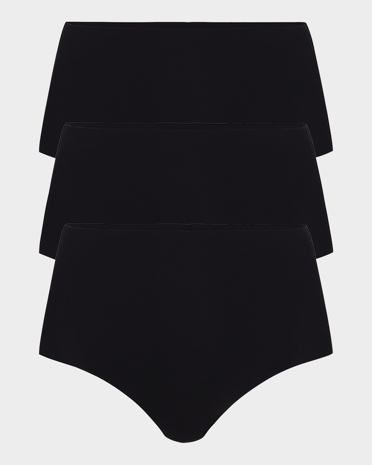 Commando Classic High-Rise Microfiber Bikini Briefs, Pack of 3