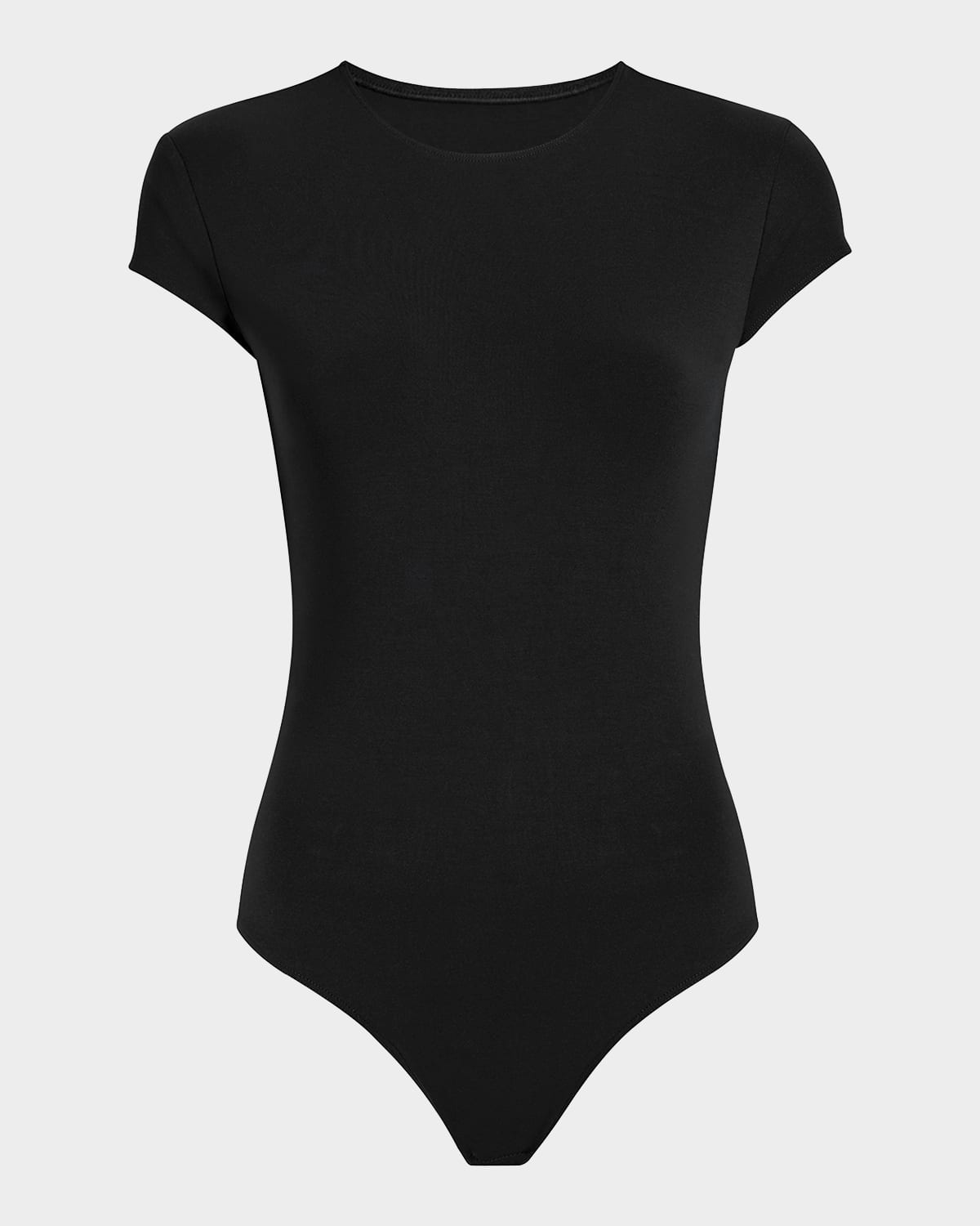 Commando Butter Cap-Sleeve Crewneck Bodysuit