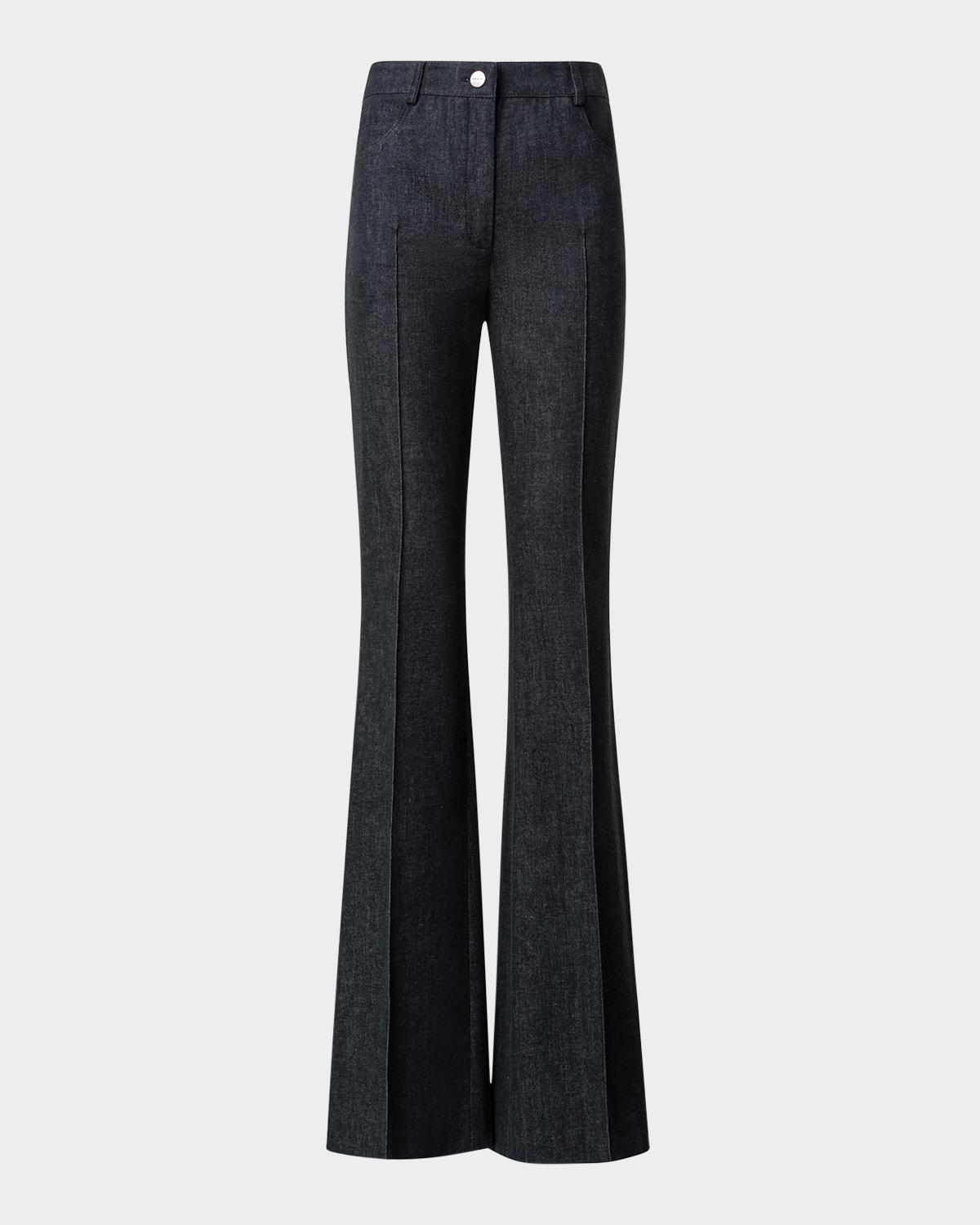 Akris Farid Stretch Bootcut Jeans
