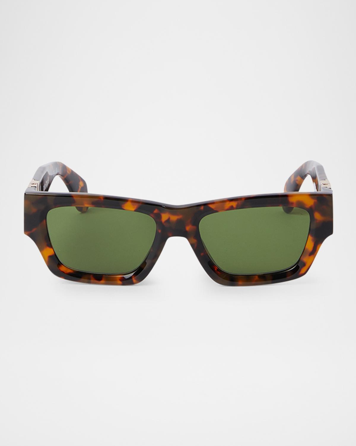 Palm Angels Magnolia Rectangle Acetate Sunglasses