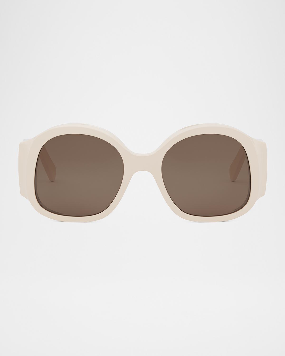 CELINE Maxi Triomphe Round Sunglasses