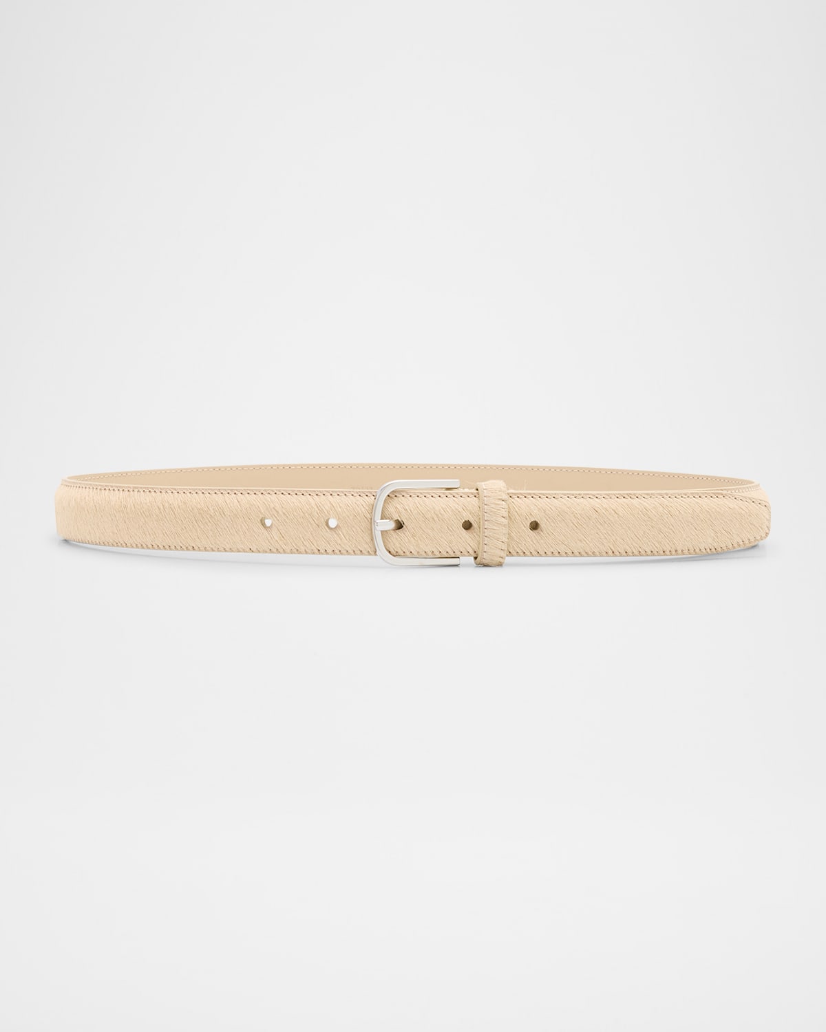 Totême Pony Hair Belt In Sand
