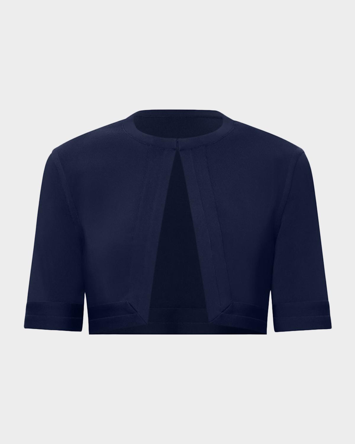 Hervé Léger The Marie Cropped Crewneck Bolero