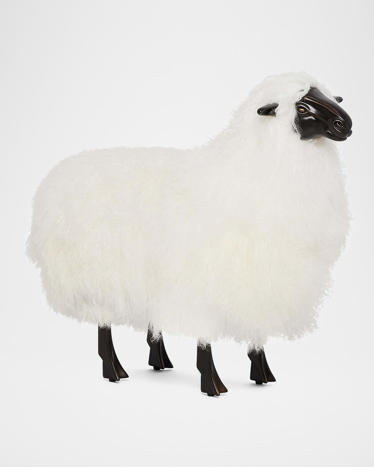 Lucie Baby Sheepskin Bench