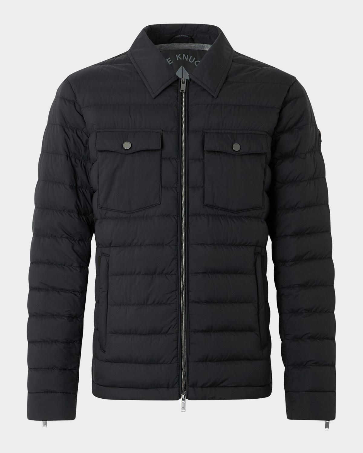 Moose Knuckles Men's Ashton Quilted Down Overshirt