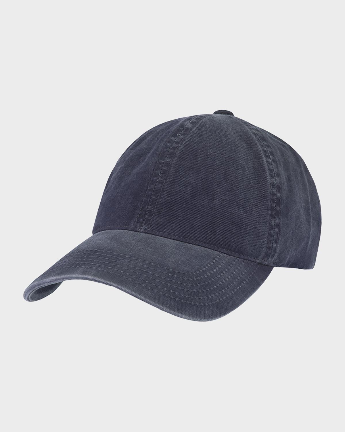 Varsity Headwear Men's Washed Cotton Six-Panel Baseball Cap