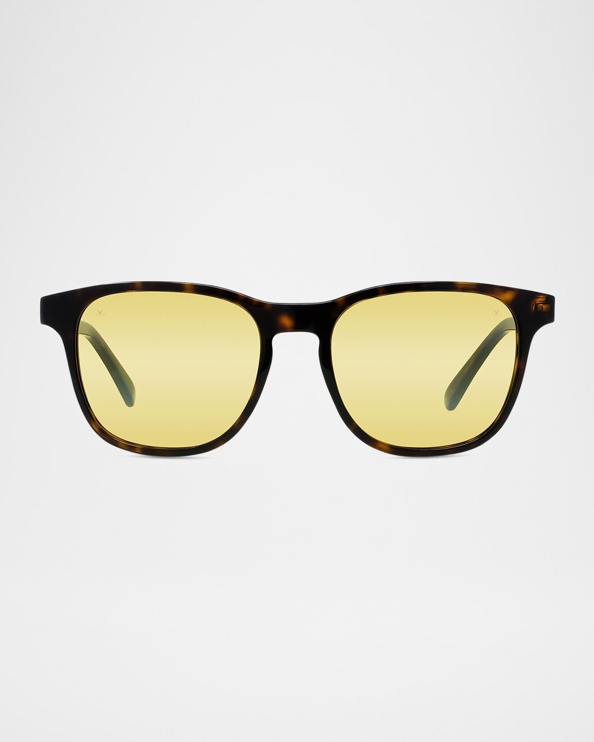 Vuarnet Men's VU40012IM Acetate Square Sunglasses
