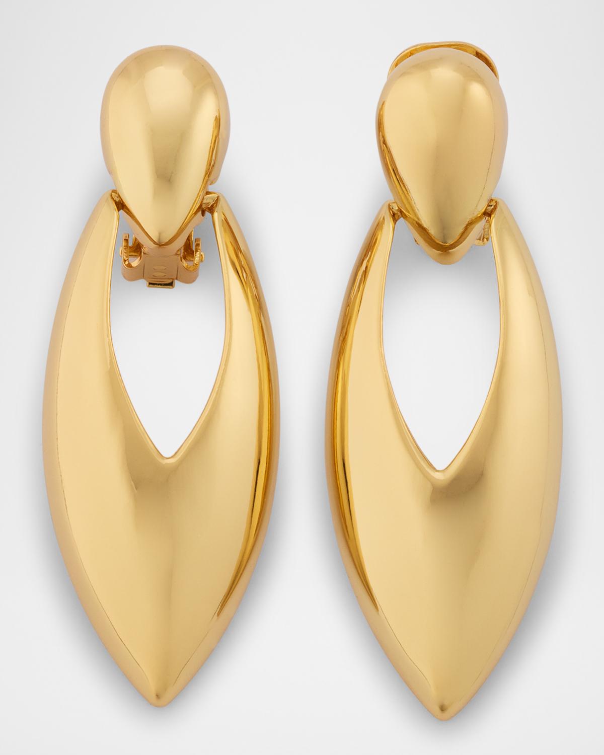 Polished Arrow Drop Earrings