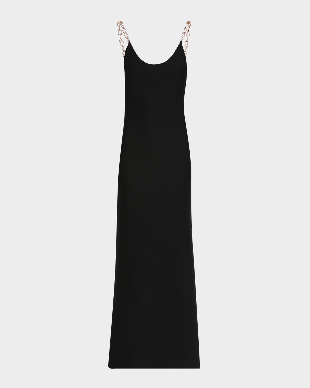 Gabriela Hearst Adeona Long Chain-Strap Dress