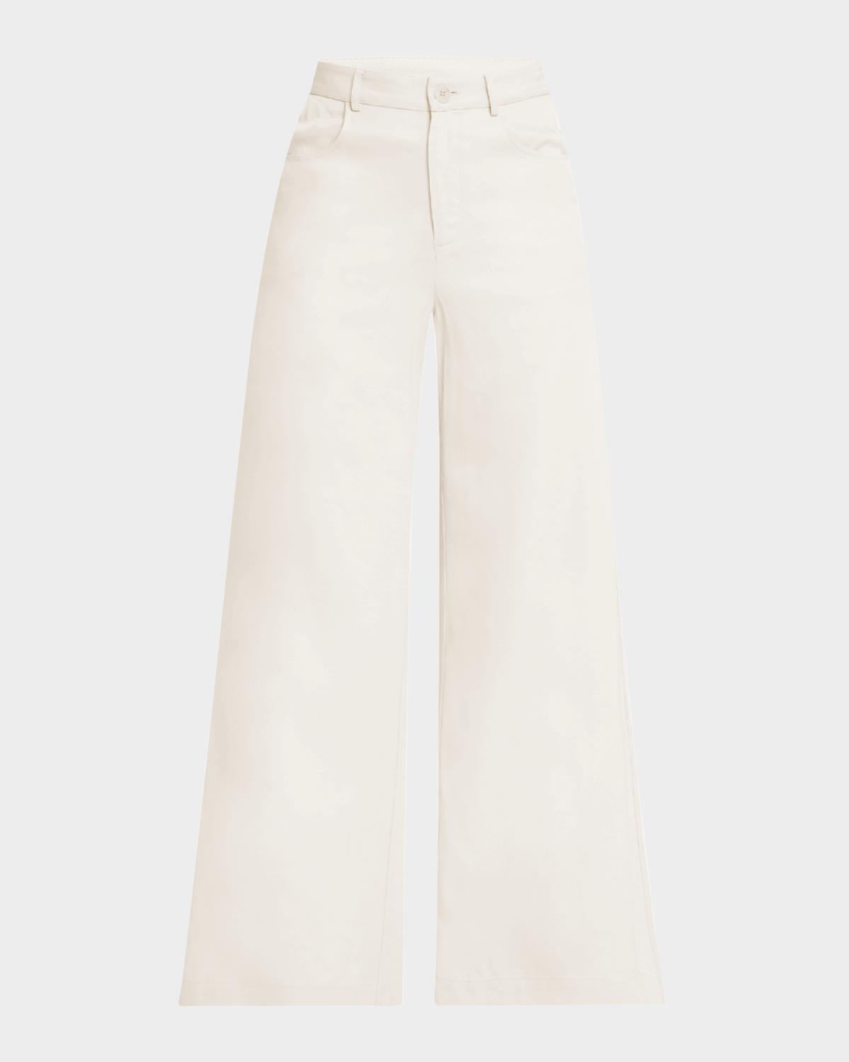 Sablyn Adrianna Exaggerated Wide-Leg Pants