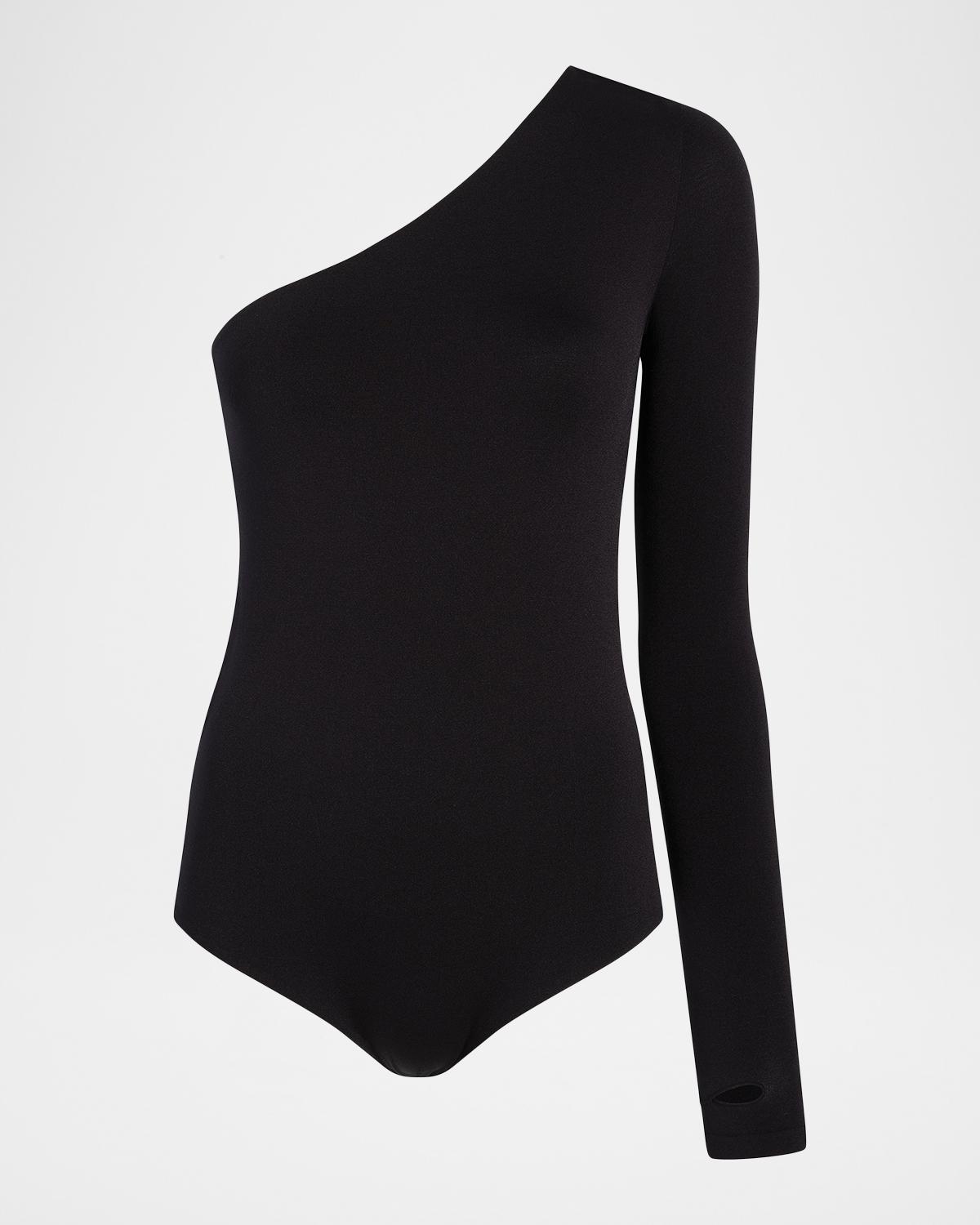 Commando Prima Ballet One-Shoulder Microfiber Bodysuit