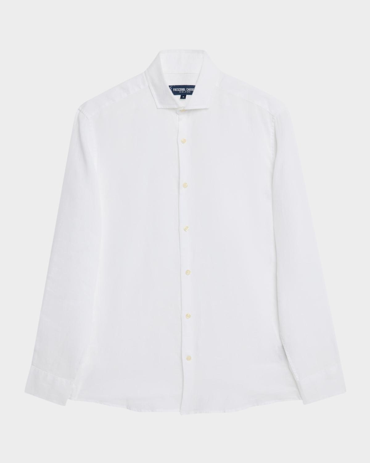 Frescobol Carioca Men's Antonio Linen Casual Button-Down Shirt