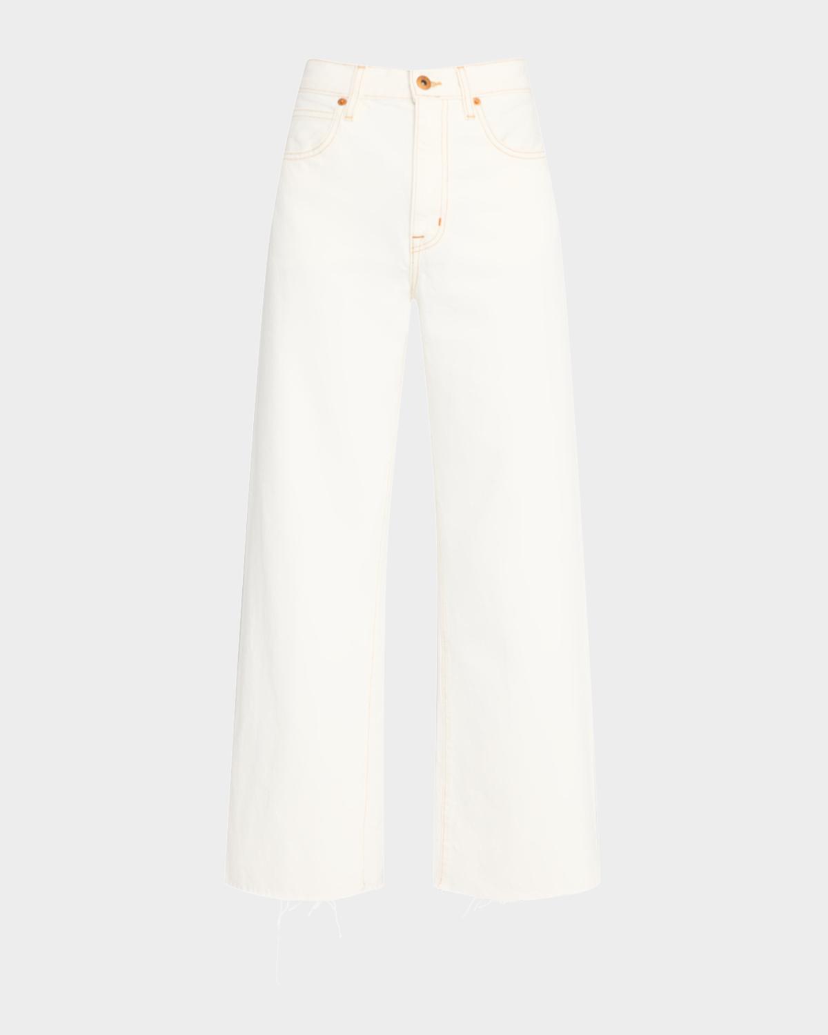 SLVRLAKE Grace Crop Wide-Leg Jeans