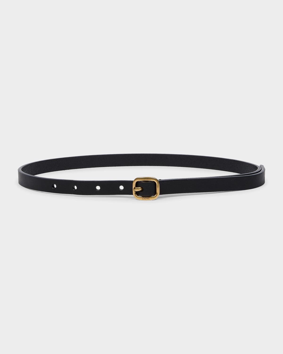 LOEWE Rounded Leather Belt