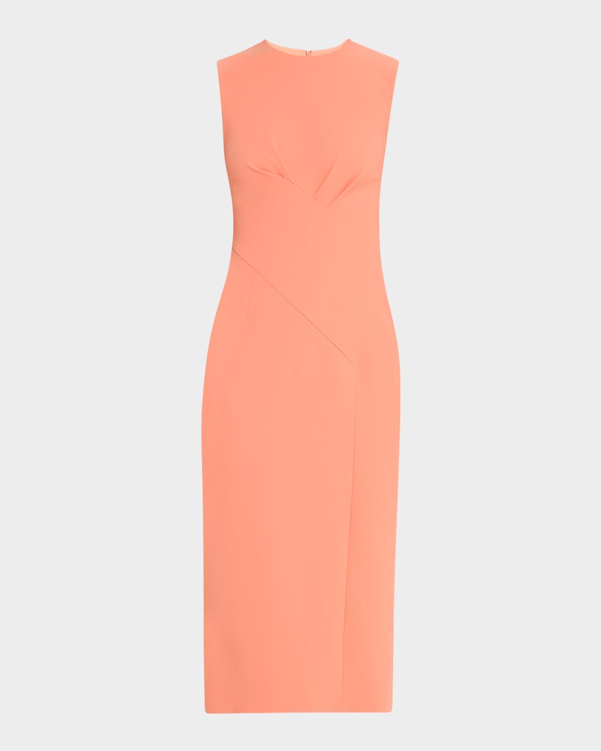 E.Stott Mila Pleated Sleeveless Midi Dress