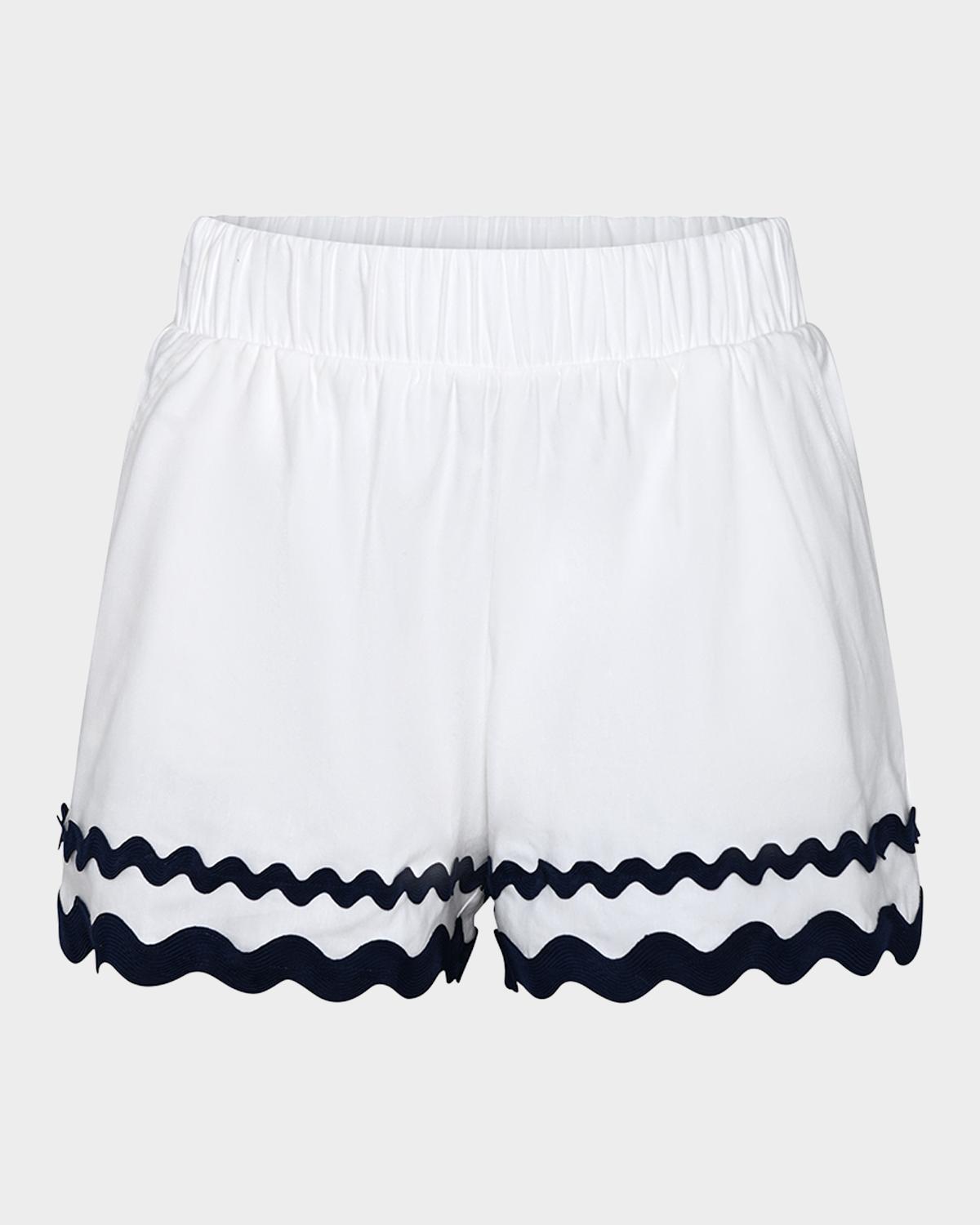 La Blanca Poolside Linen-Blend Shorts