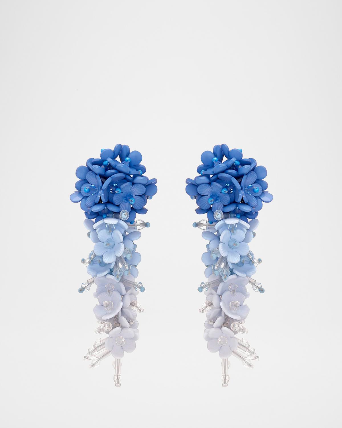 Plexy Flowers Bouquet Earrings
