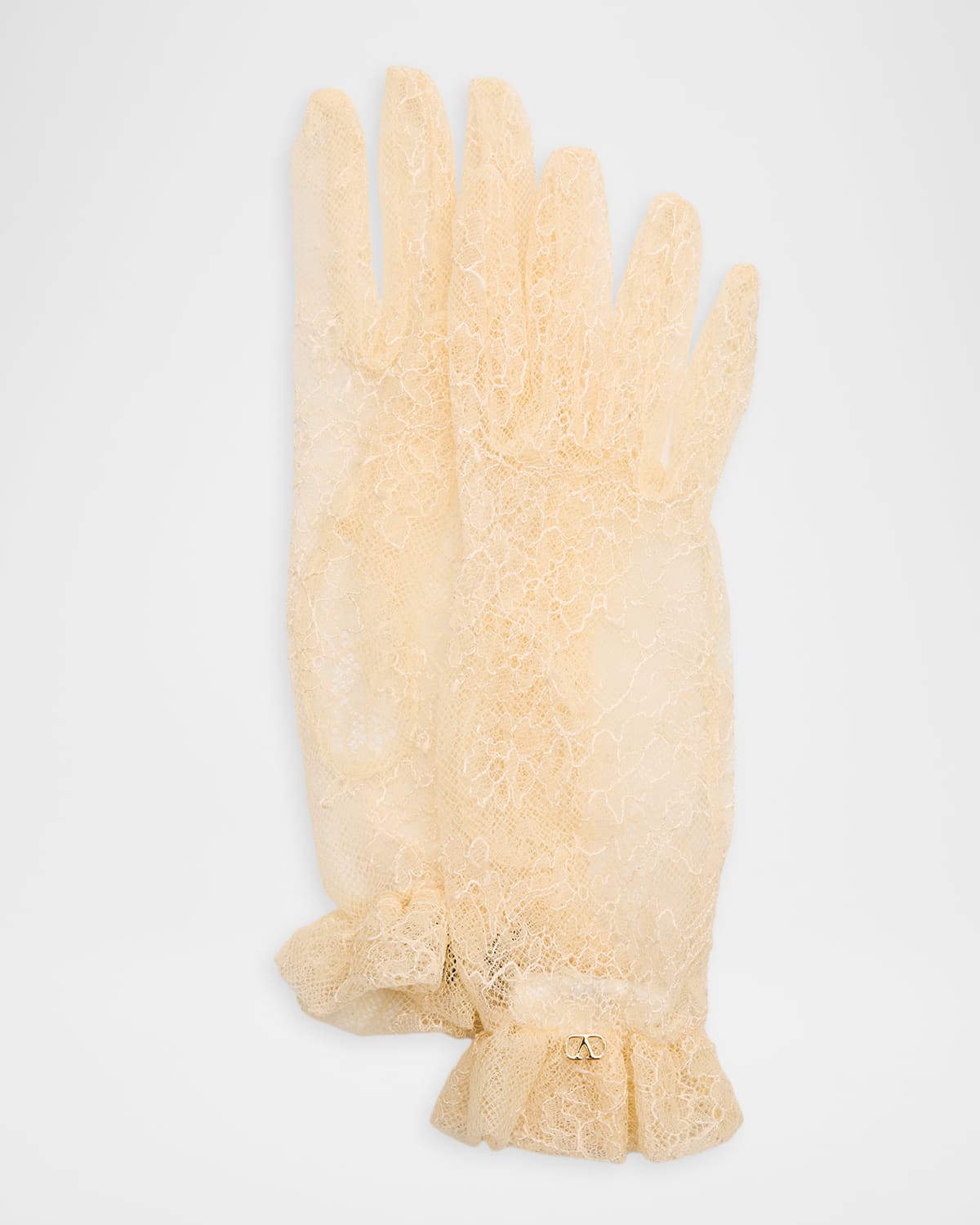 Valentino Garavani VLogo Lace Gloves | Thumbnail 4