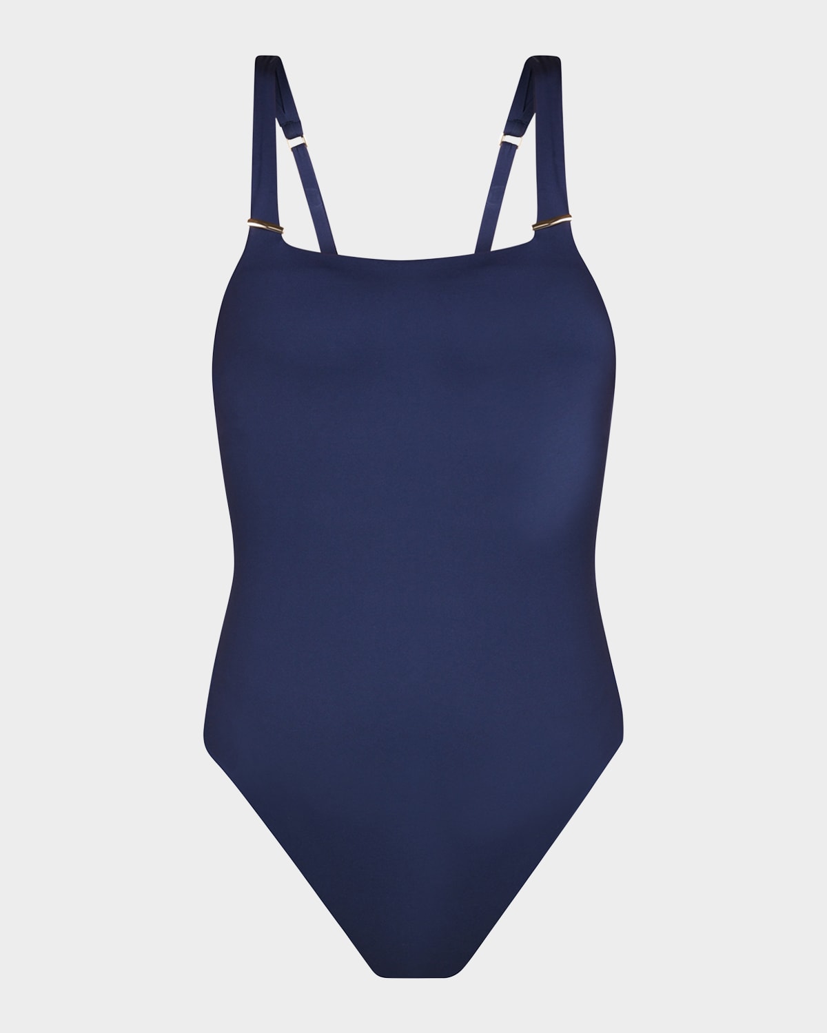 La Blanca Plus Size LB Luxe Square-Neck One-Piece Swimsuit
