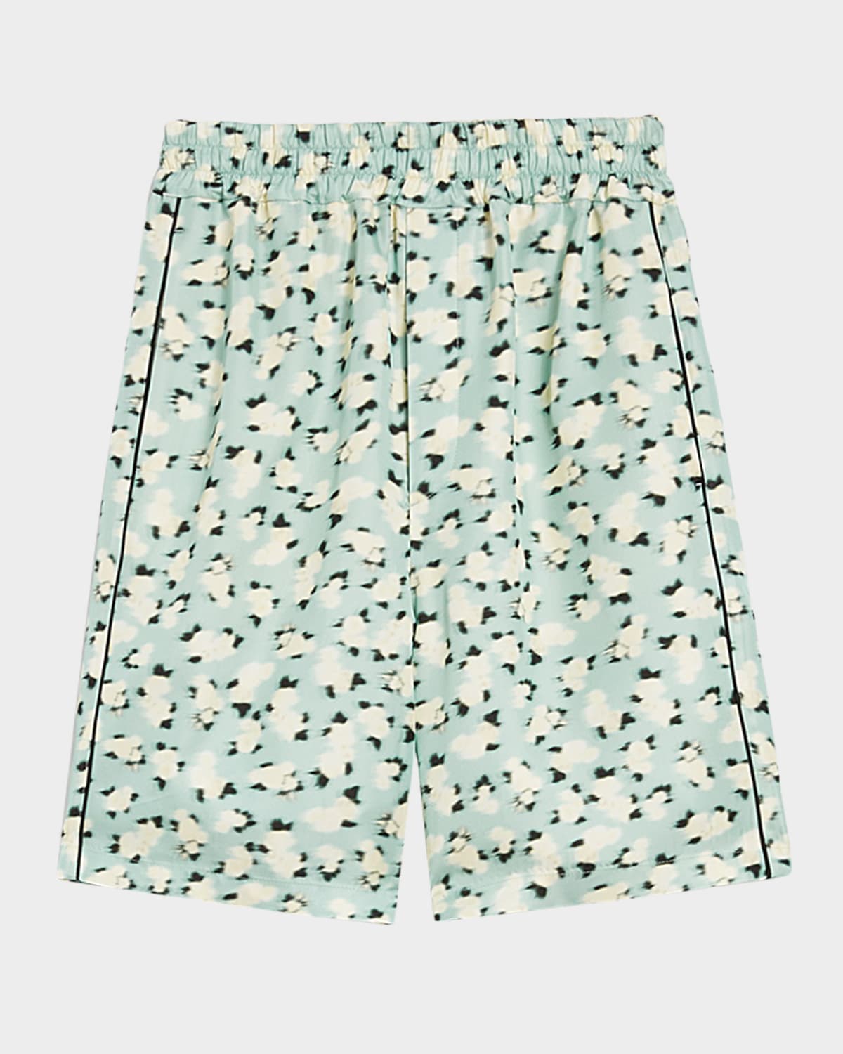 Jil Sander Men 's Viscose Floral Pull-On Shorts