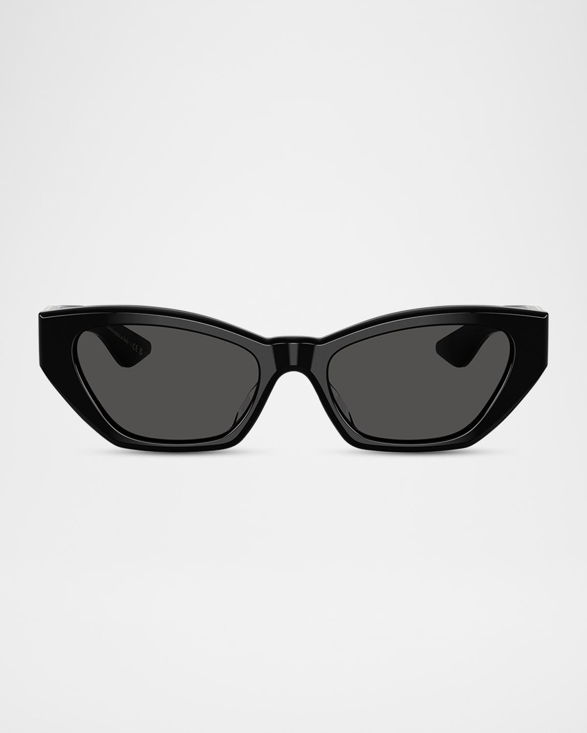 Khaite x Oliver Peoples 1961C Acetate Cat-Eye Sunglasses