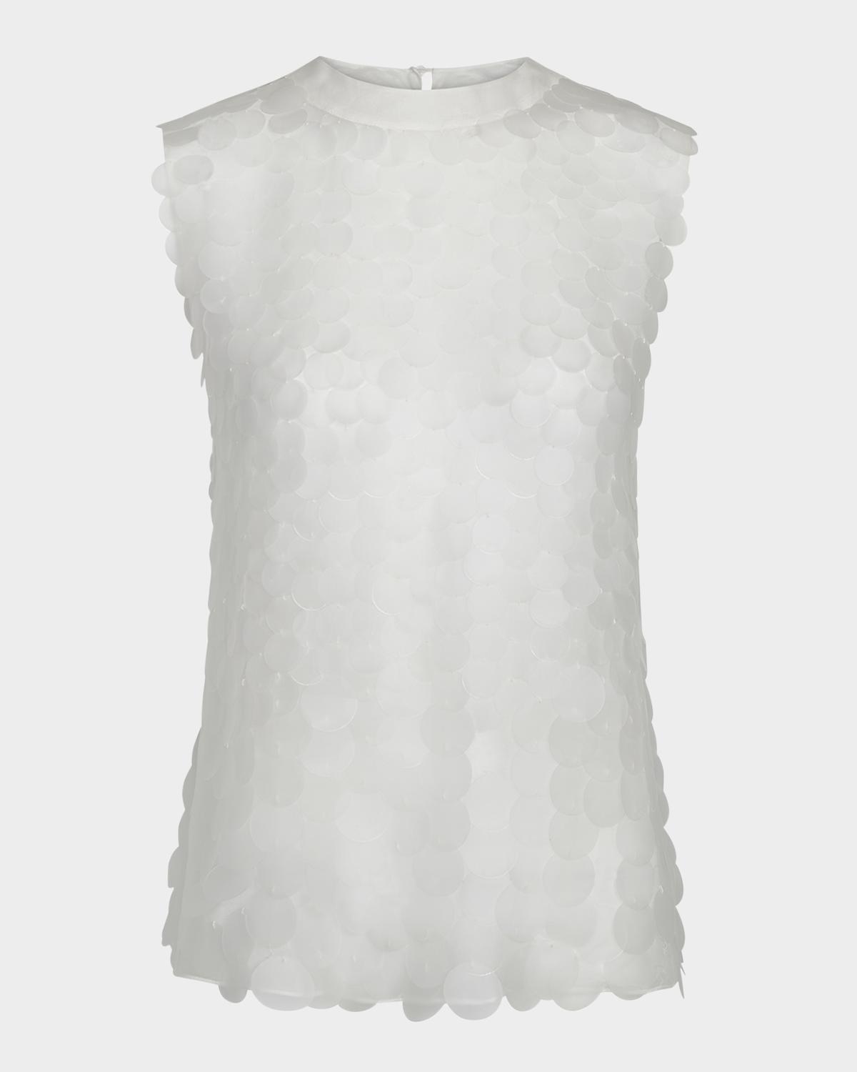TWP Semi-Sheer Paillette Shell