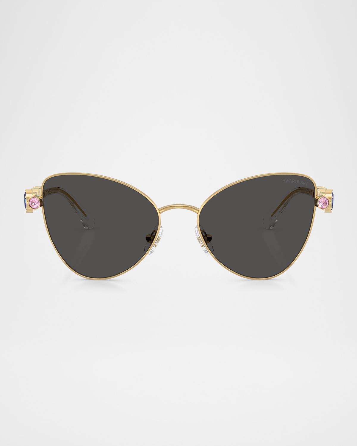 Swarovski SK7034 Butterfly Crystalized Sunglasses