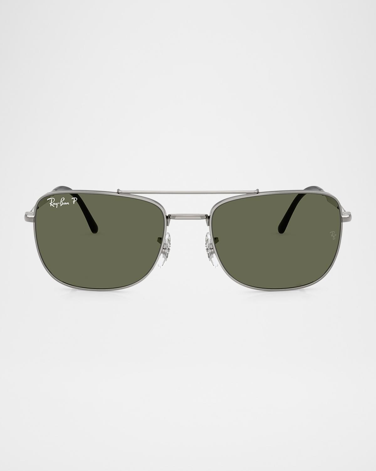 Ray-Ban Men's RB3755 Rectangular Sunglasses, 62mm