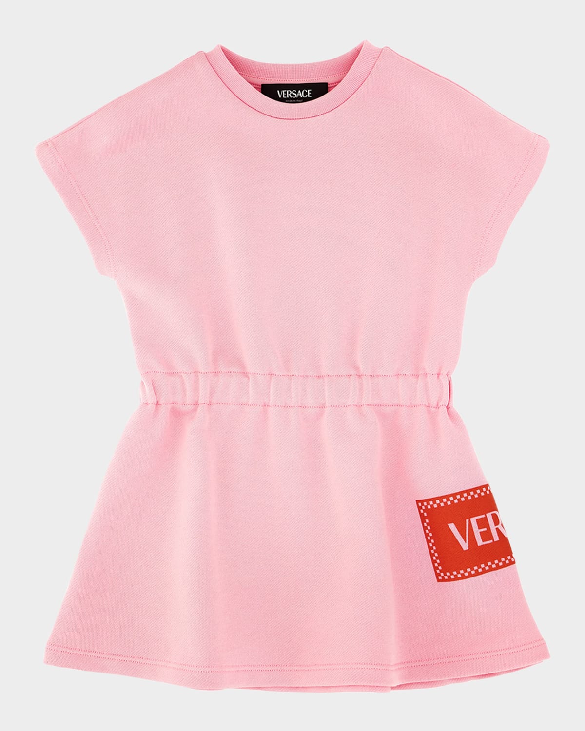 Versace Girl 's Fleece Dress W/ Vintage Logo-Print, Size 12M-5