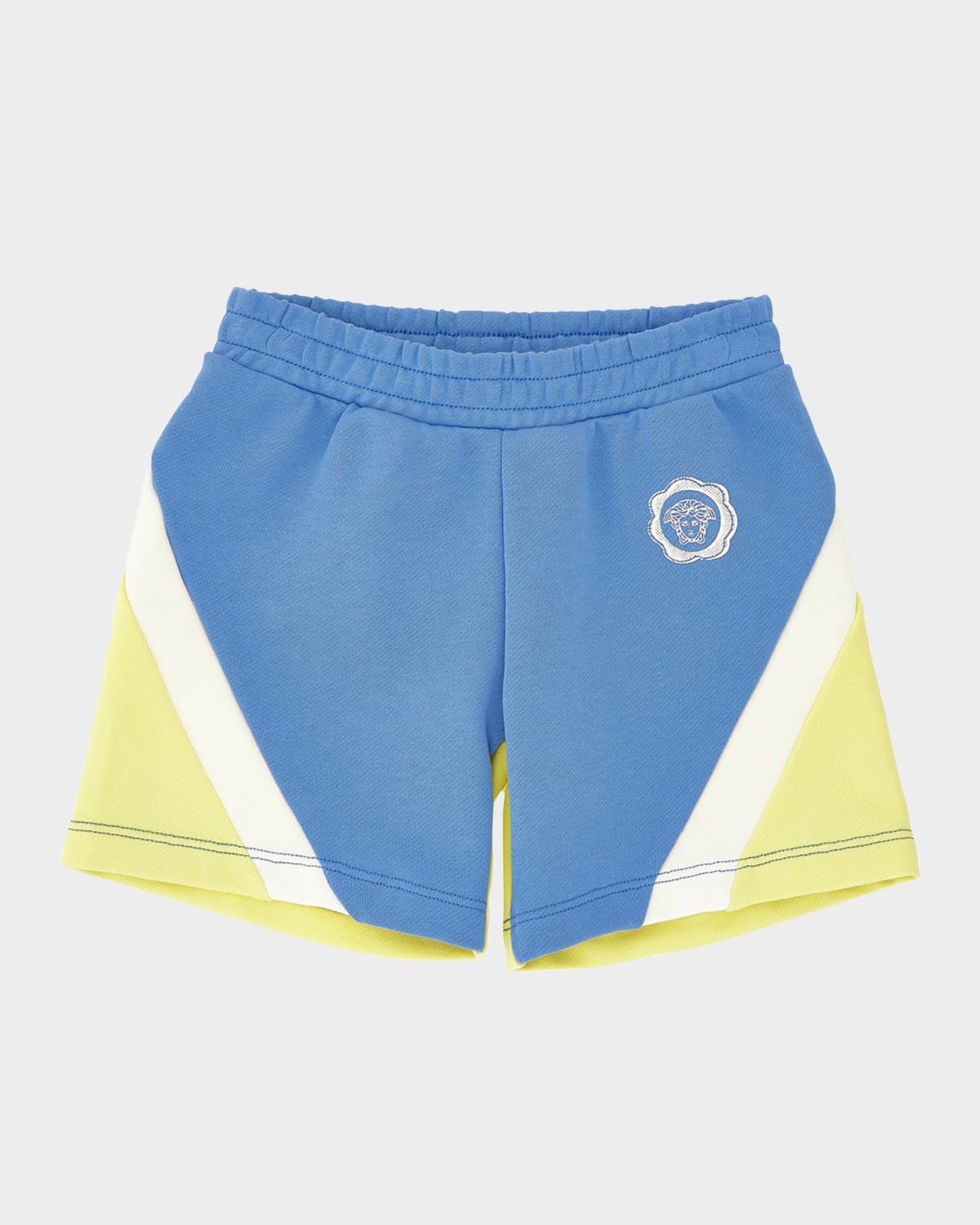 Versace Boy 's Medusa Stamp Fleece Shorts