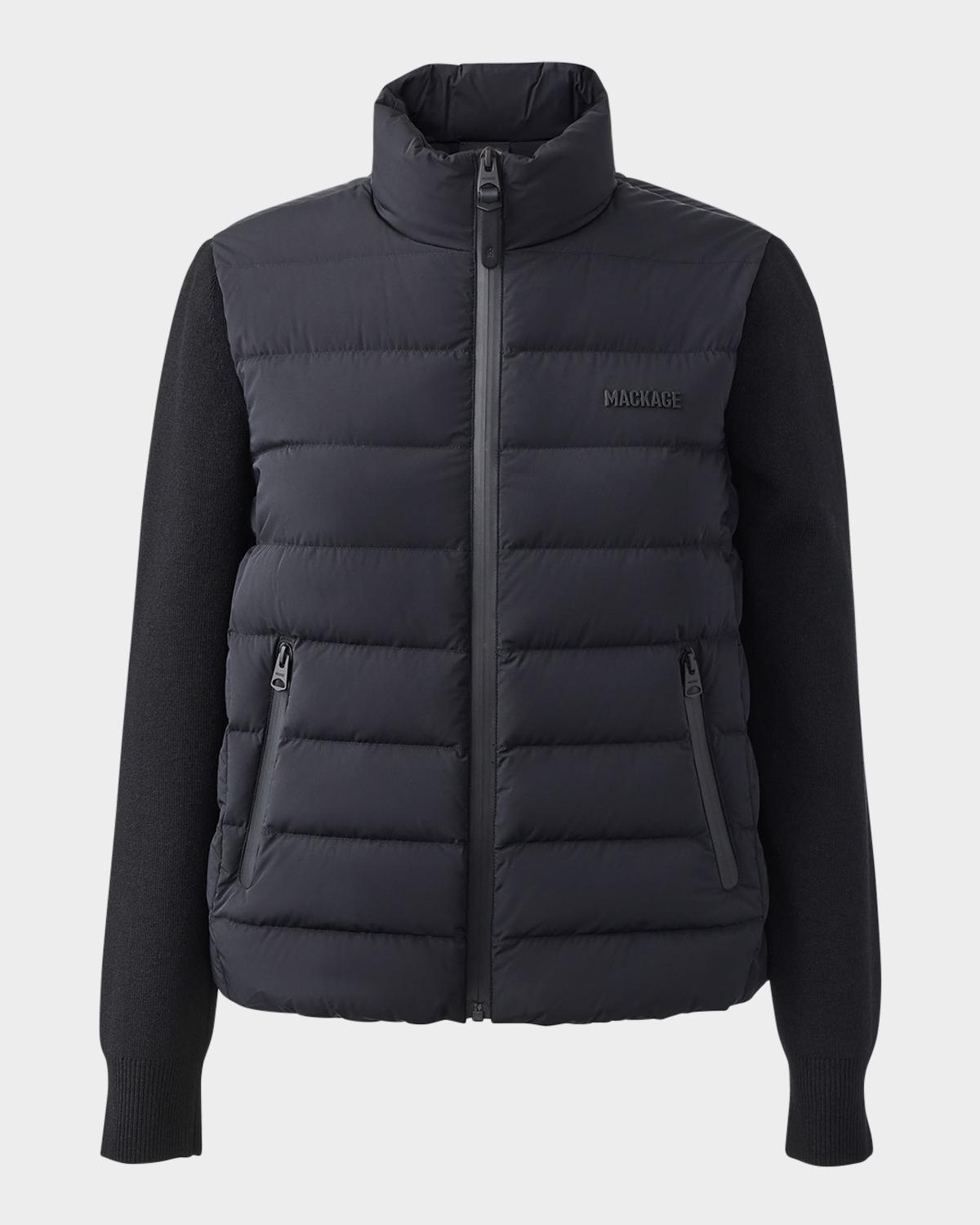 Mackage Oceane-City Light Down Mixed-Media Jacket