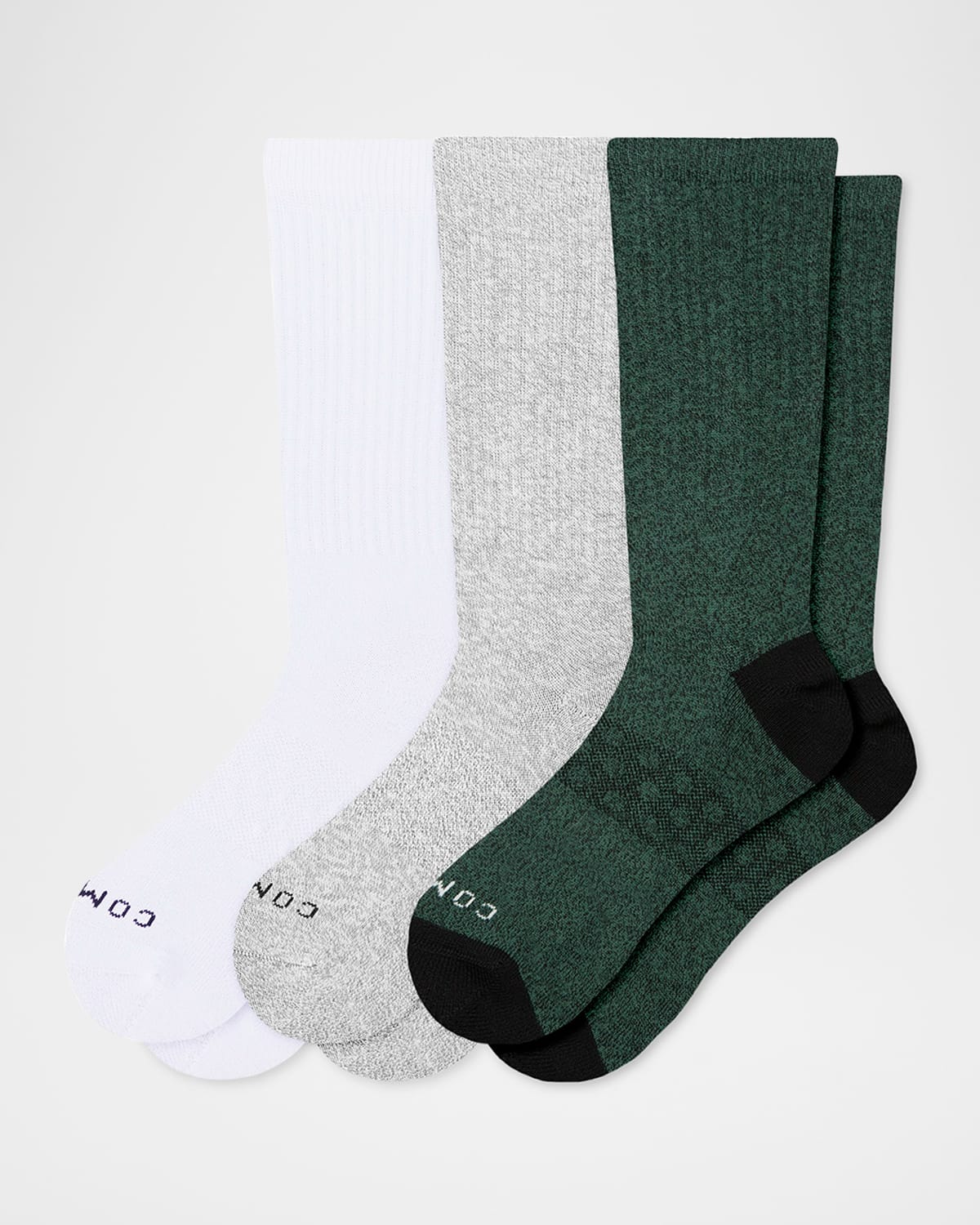 Comrad Men 's 3-Pack Cotton Crew Socks
