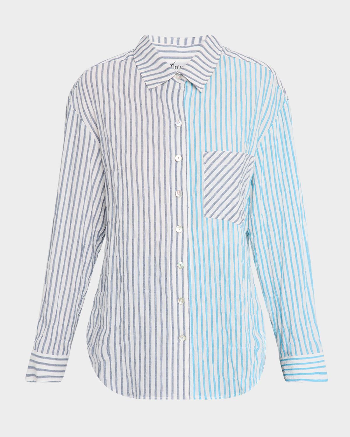 Finley Hilary Striped Button-Down Shirt