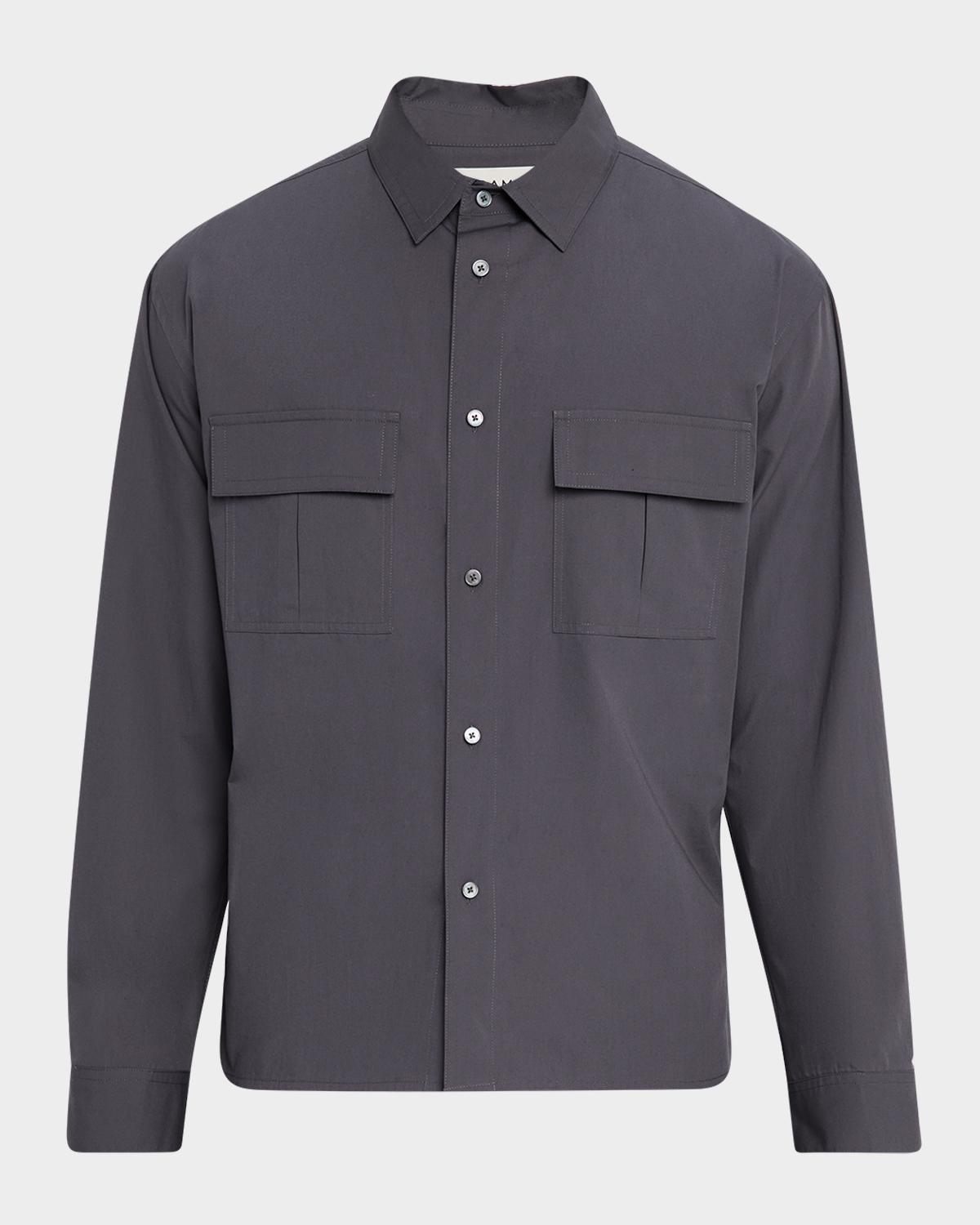 FRAME Men's Multi-Pocket Button-Down Shirt