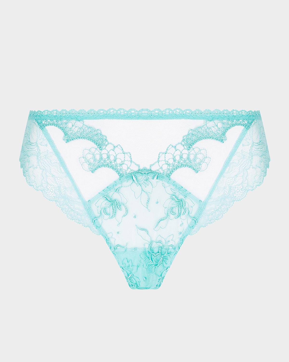 Lise Charmel Princess Iris Embroidered Tulle Italian Briefs