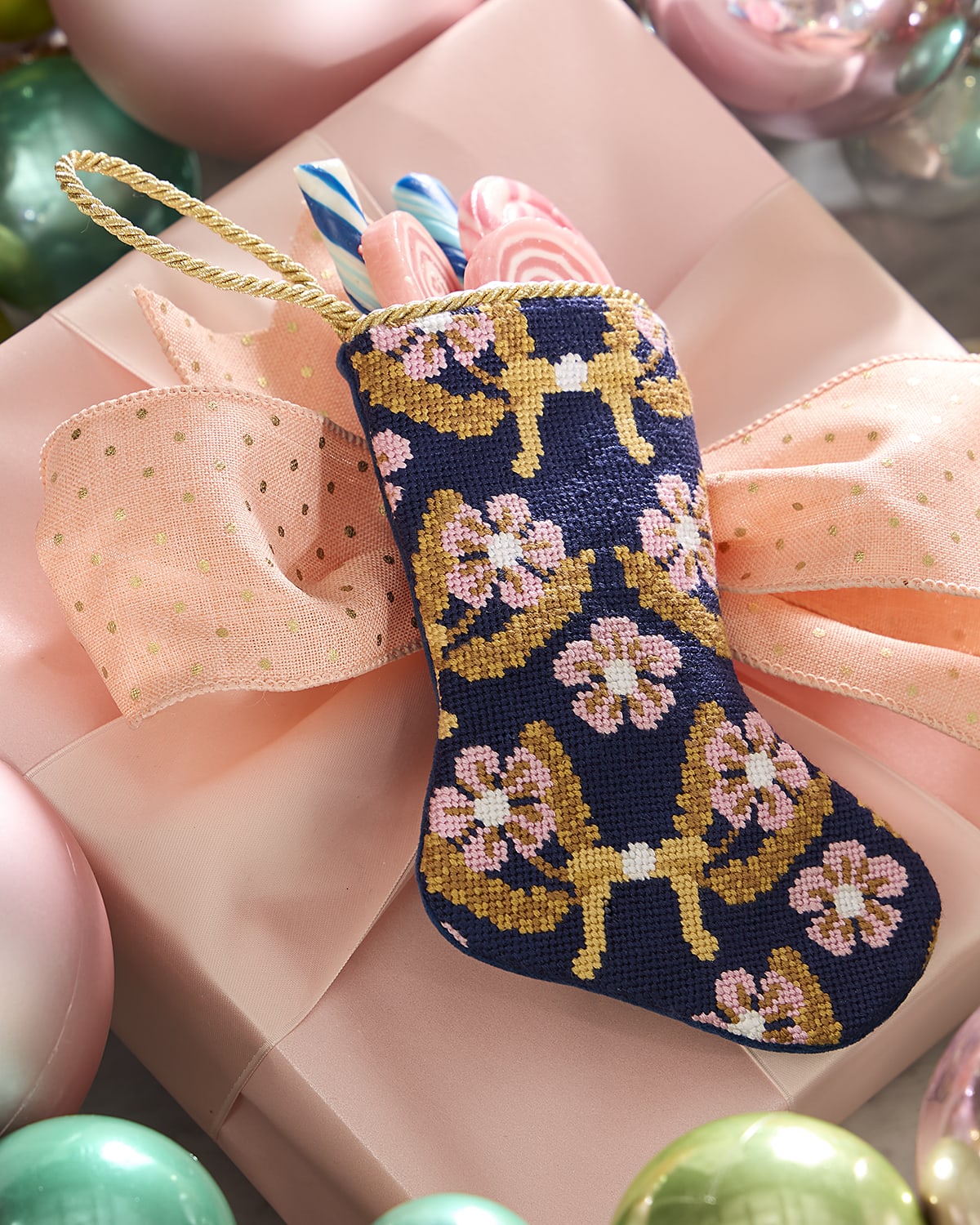 Bauble Stockings x Sainty Nelsen "Mother, Darling" Mini Bauble Stocking