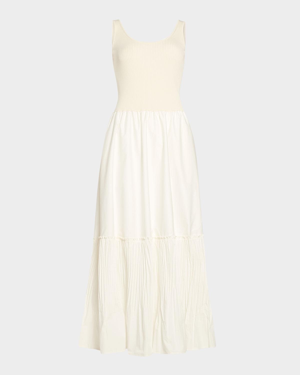 Ramy Brook Dawson Mixed-Media Maxi Dress