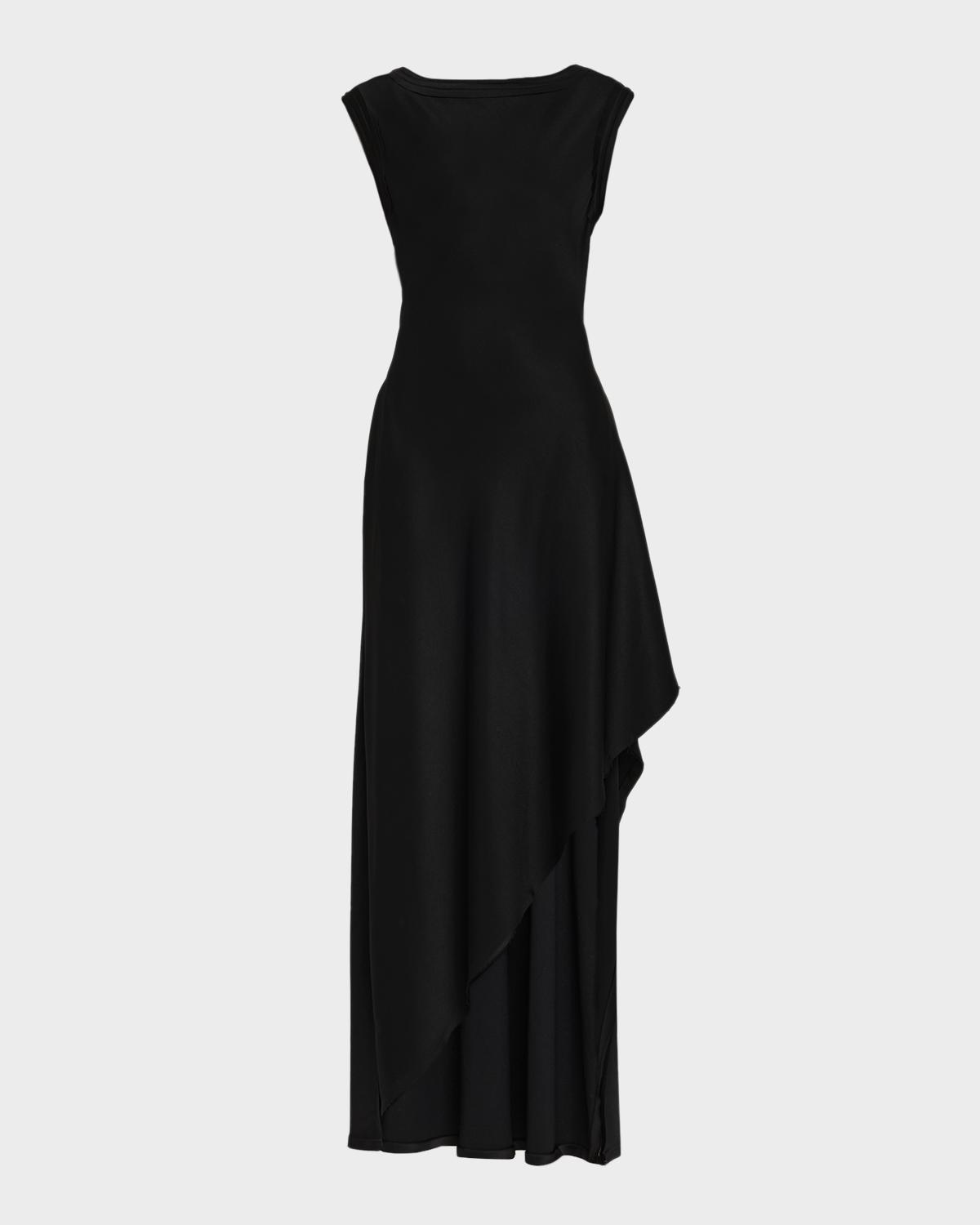 Jason Wu Collection Crepe Back Satin Asymmetric Gown