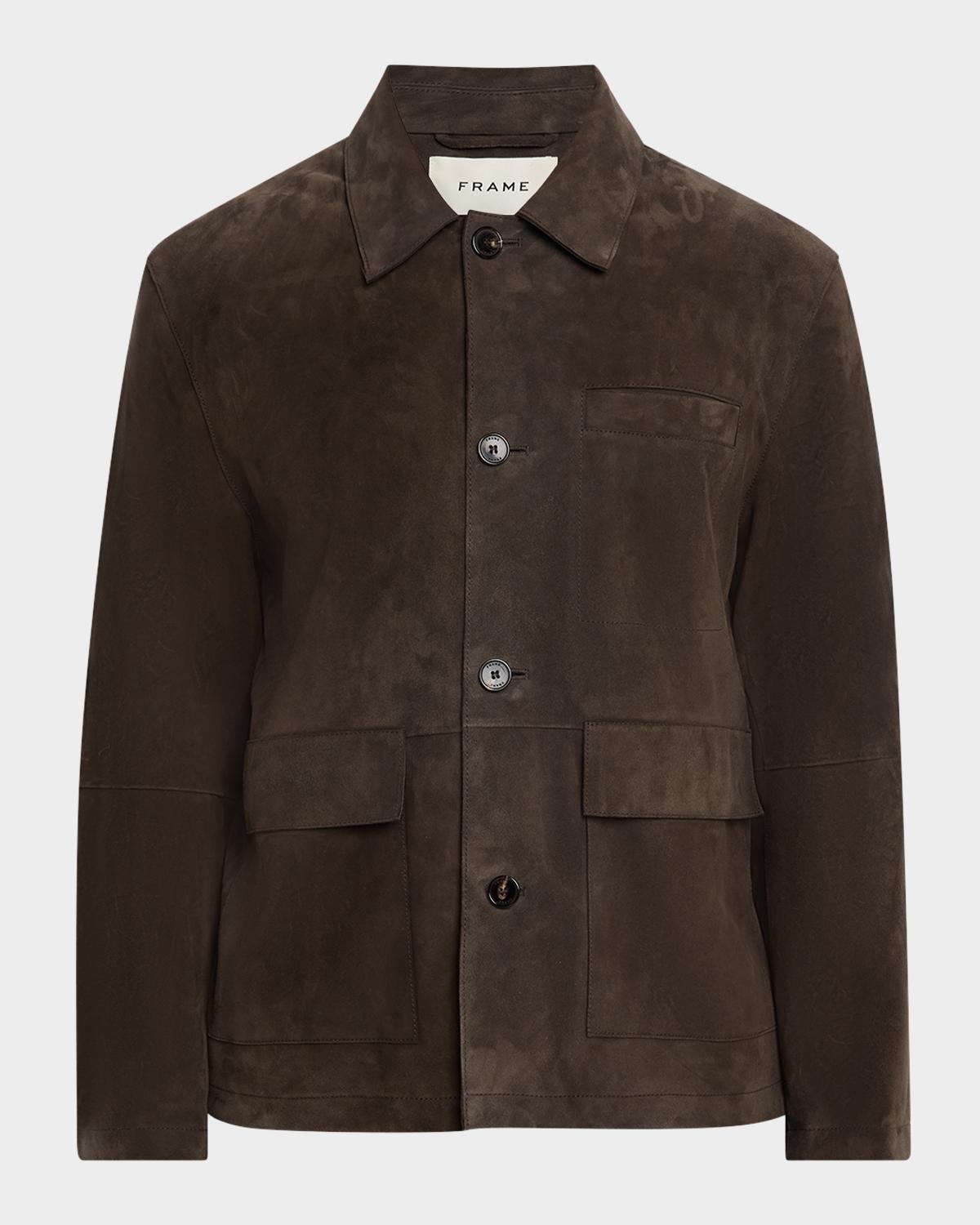 Men & apos;s Suede Chore Coat