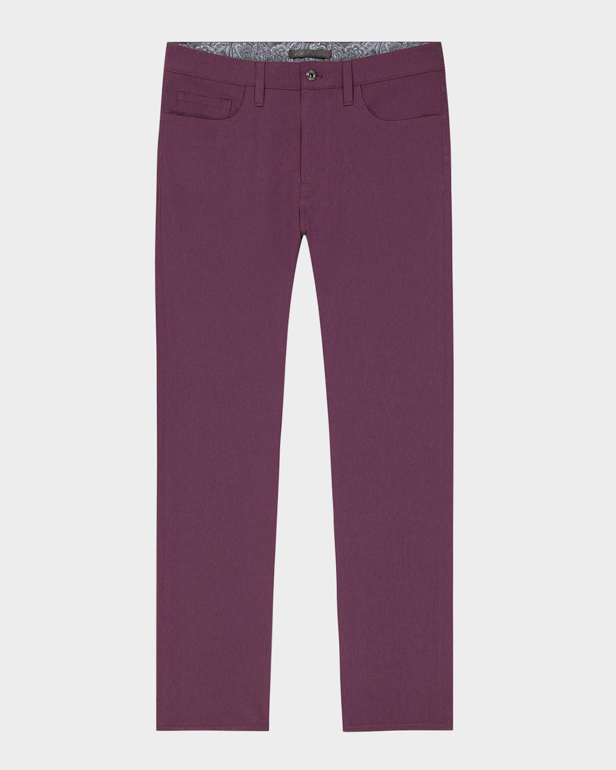 Robert Graham Men's Grady Slim Stretch Five-Pocket Pants