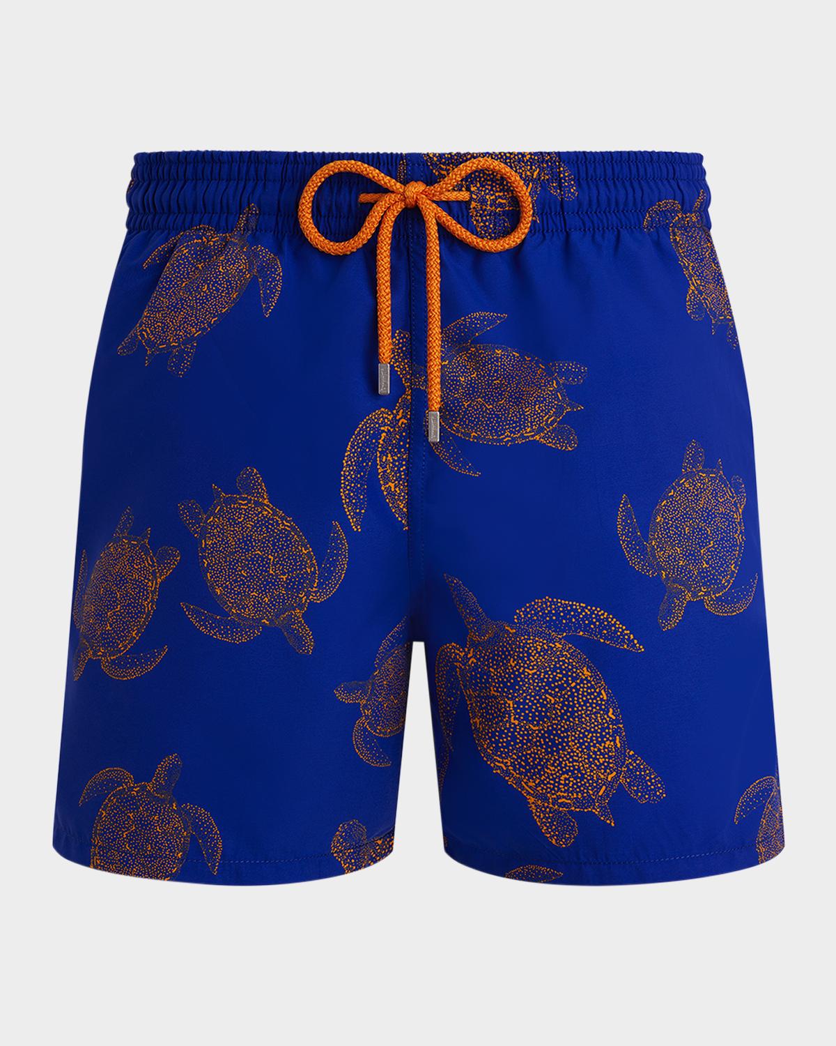 Vilebrequin Men's Tortues Galuchat Swim Trunks
