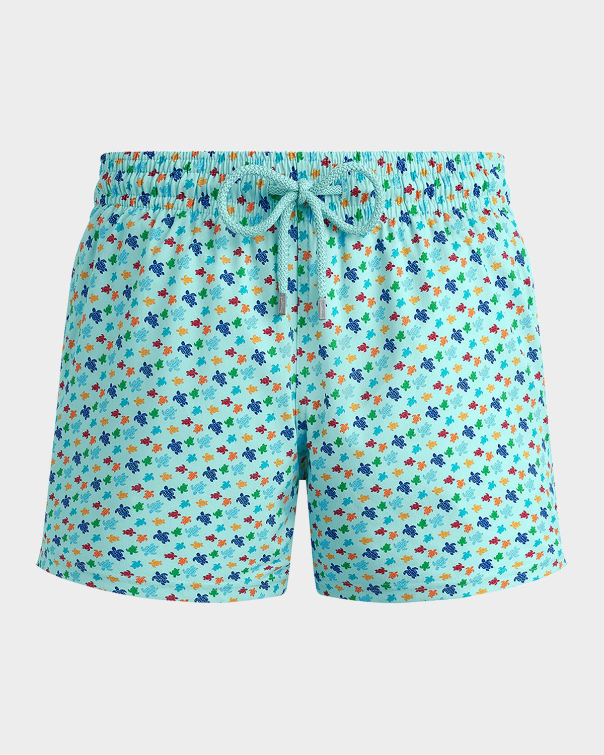 Vilebrequin Men's Micro Ronde des Tortues Swim Trunks