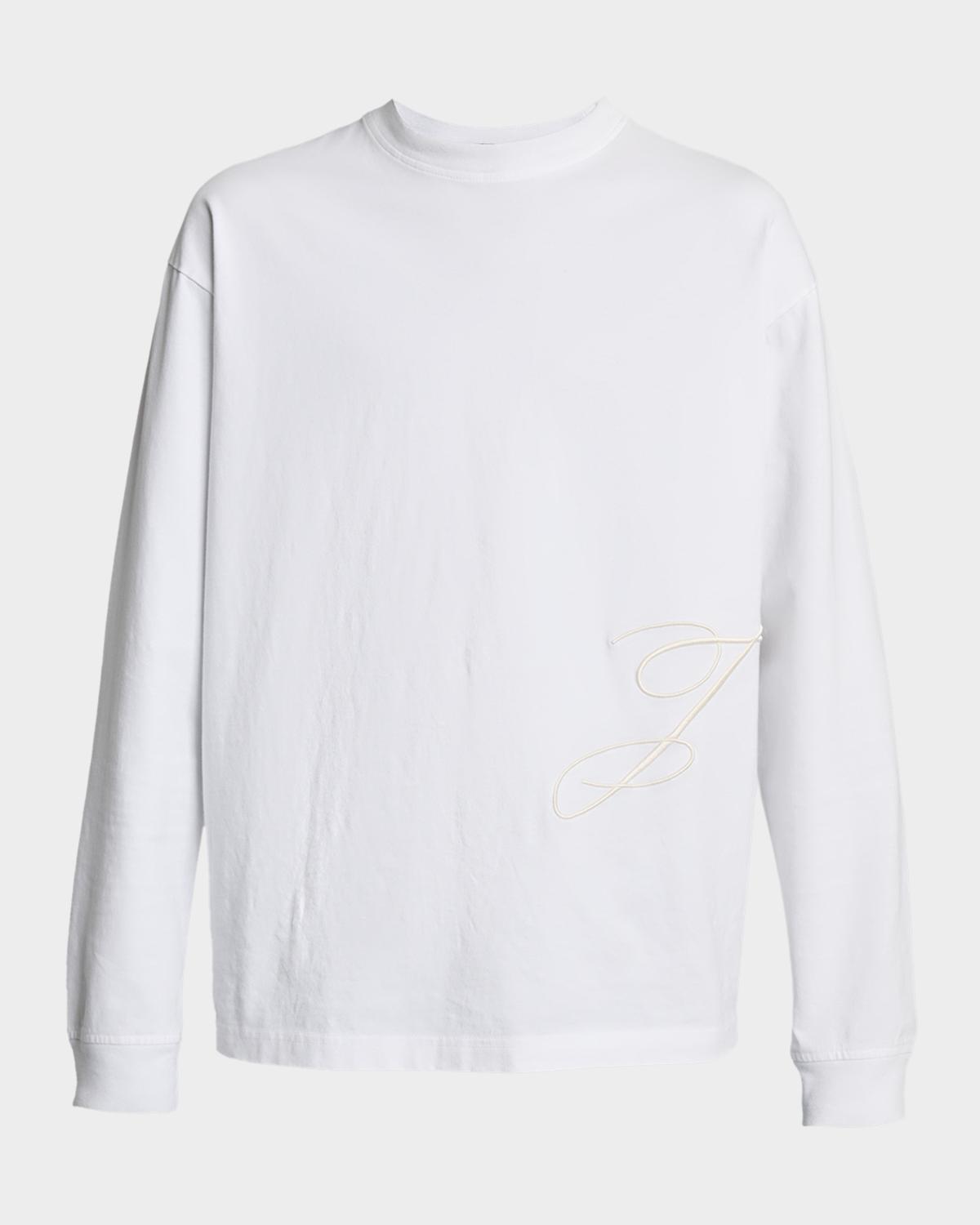 Jacquemus The J-Embroidered Long-Sleeve T-Shirt